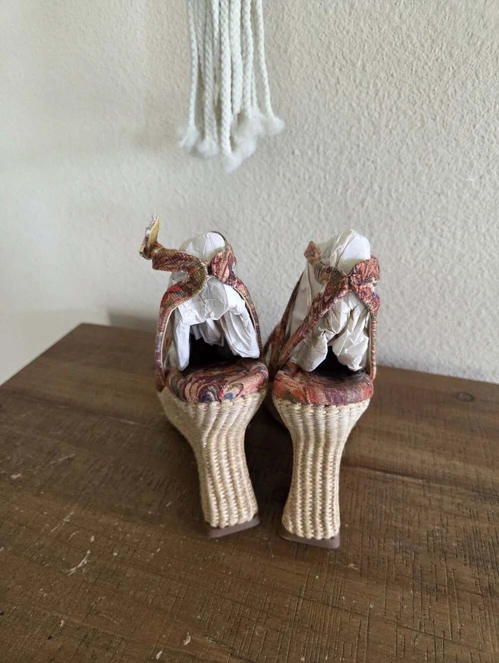 Circus NY by Sam Edelman Trina Platform Wedge Sandal Size 6.5 New Retro Festival